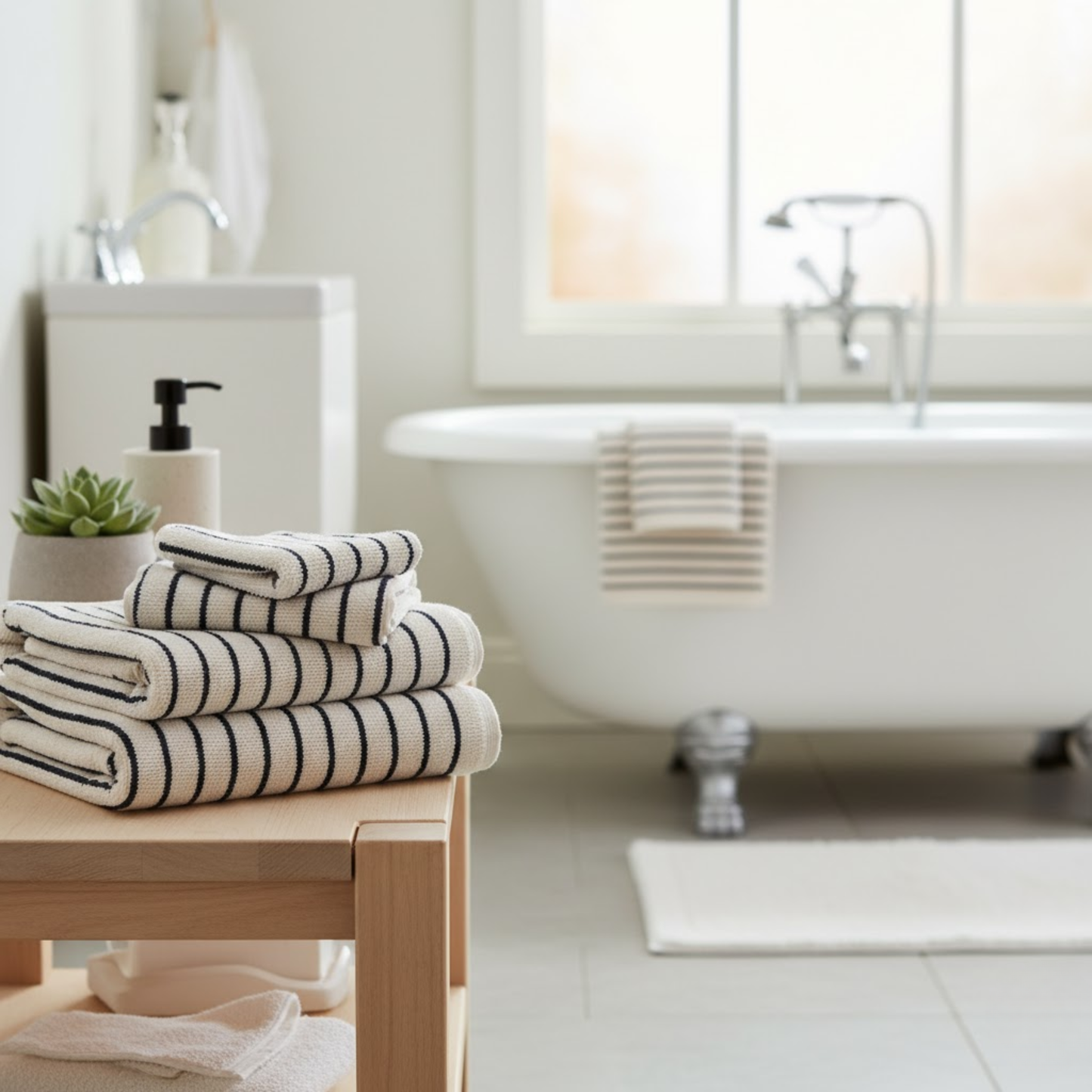 Melika turkish cotton striped terry  towel