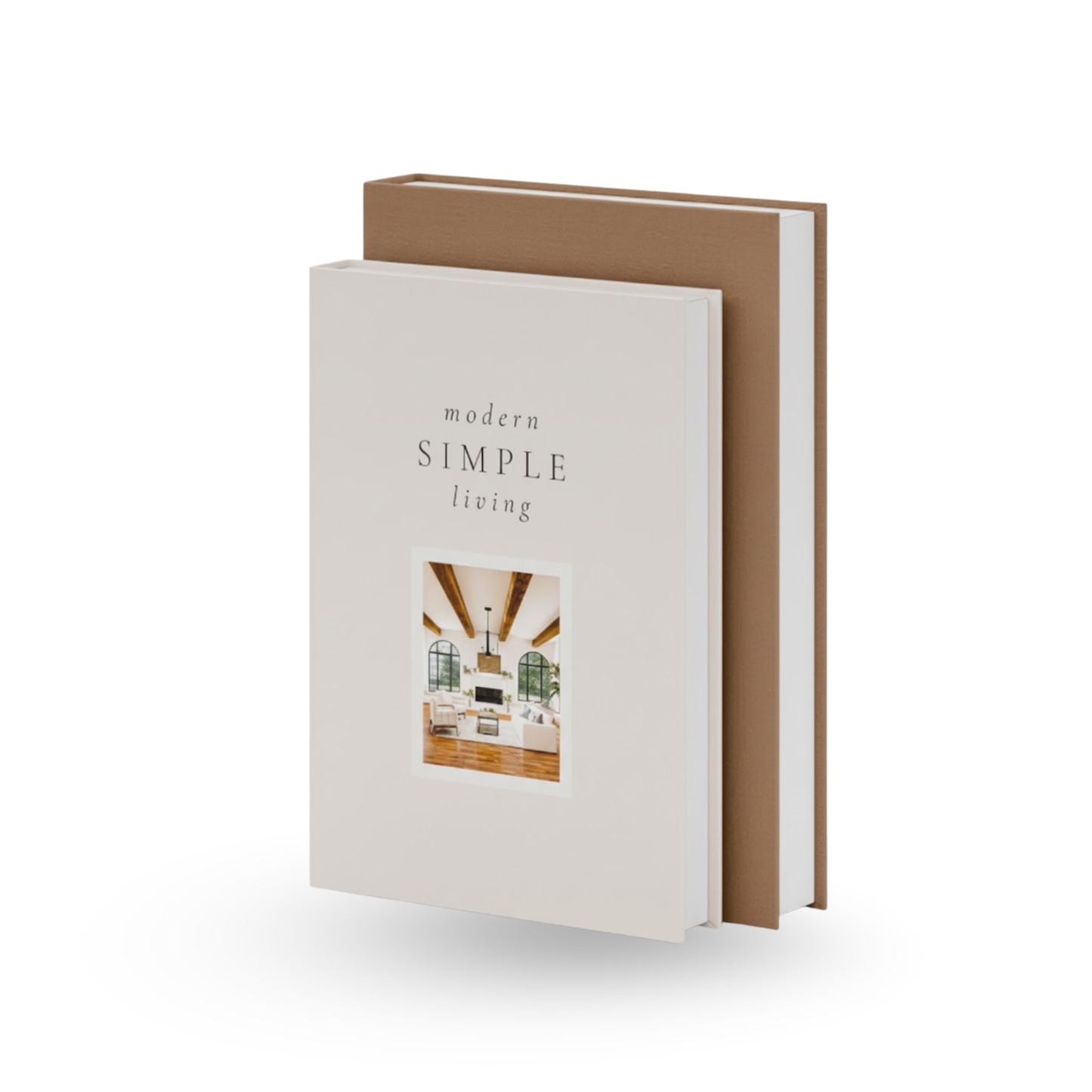 Beautiful Decorative Books - Set of 2 Boxes Enhance Your Coffee Table, Bookshelf or Mantle Decor - Aesthetic Fake/Faux Books for Modern Home Decoration, Photo Storage and as a Keepsake Box