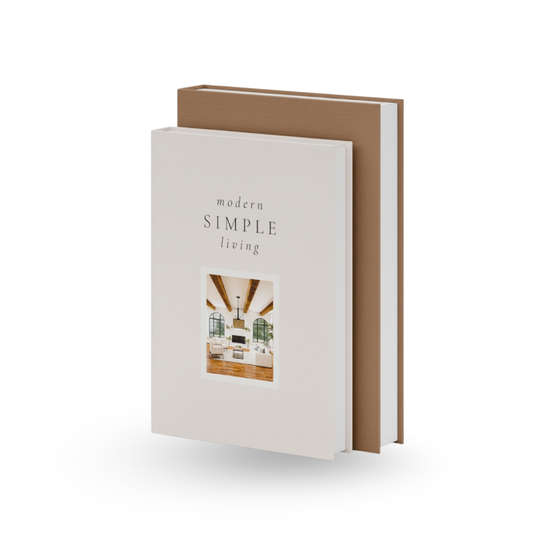 Beautiful Decorative Books - Set of 2 Boxes Enhance Your Coffee Table, Bookshelf or Mantle Decor - Aesthetic Fake/Faux Books for Modern Home Decoration, Photo Storage and as a Keepsake Box