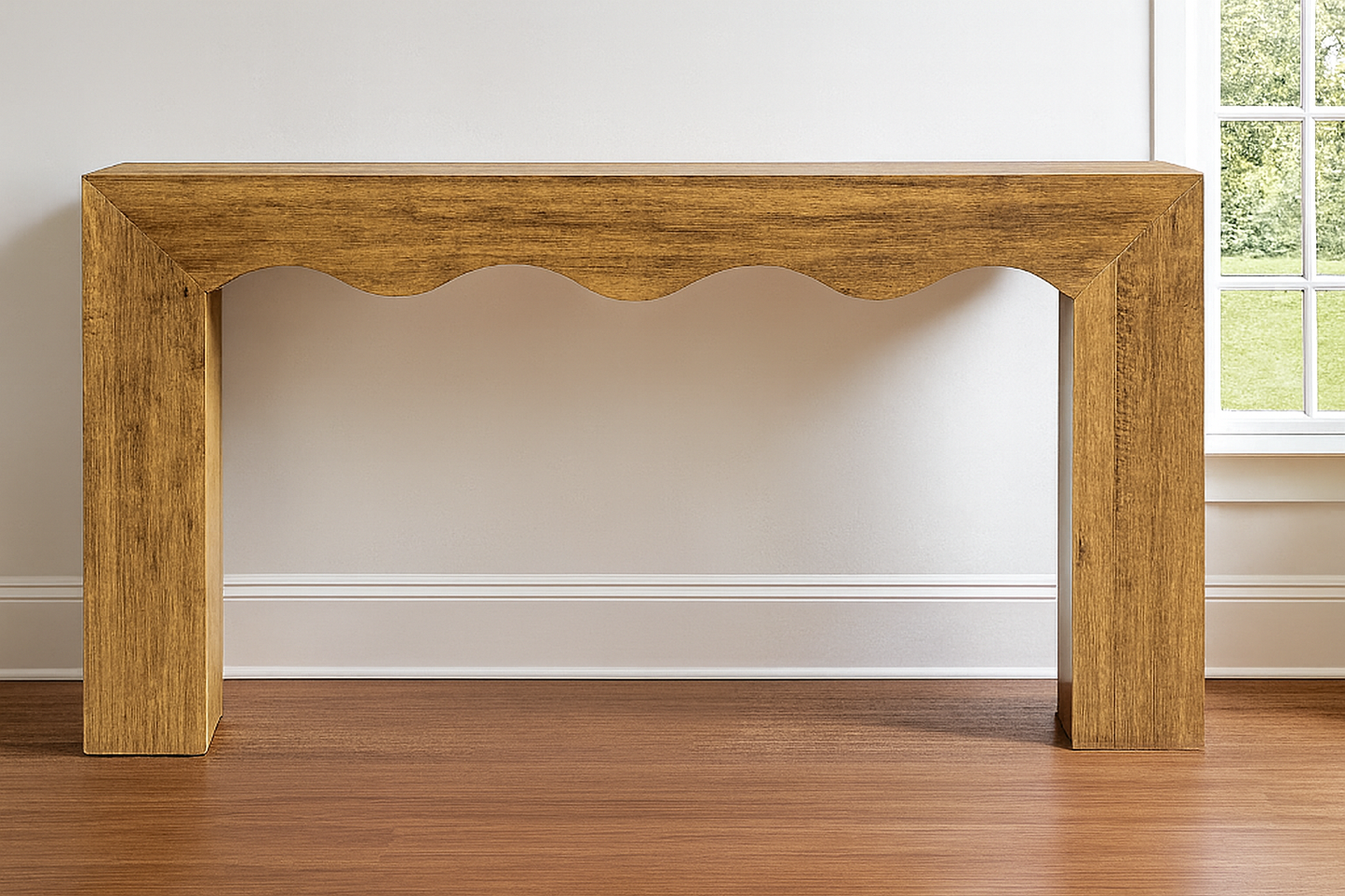 Tribesigns 63" Farmhouse Console Table, Wooden Couch Table Behind Sofa with Storage, Long Entryway Sofa Station, Narrow Console Stand with Base, Hallway Stand for Entryway, Living Room, Rustic Brown